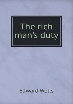 Paperback The rich man's duty Book