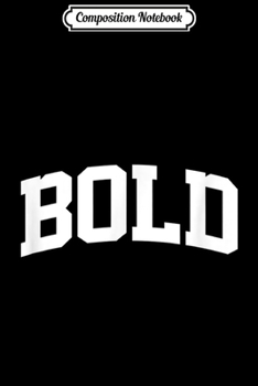 Composition Notebook: Bold Vintage Sports Team College Arch  Journal/Notebook Blank Lined Ruled 6x9 100 Pages