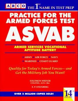 Paperback Practice for the Armed Forces Test, ASVAB Book