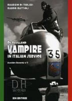 Paperback De Havilland Vampire in Italian Service (Aviolibri Records) [Italian] Book