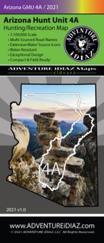 Arizona Hunt Unit 04A Map Hunting/Recreation Map
