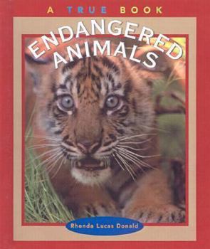 School & Library Binding Endangered Animals Book