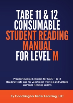 Paperback TABE 11 and 12 Consumable Student Reading Manual for Level M Book