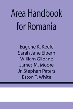 Paperback Area Handbook for Romania Book