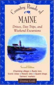 Paperback Country Roads of Maine Book