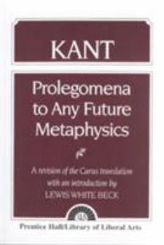 Prolegomena zu einer jeden künftigen Metaphysik, die als Wissenschaft wird auftreten können