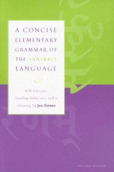Paperback A Concise Elementary Grammar of the Sanskrit Language Book
