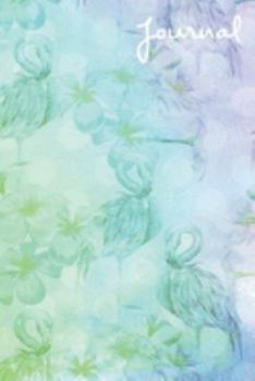 Journal: 105 Undated Pages : Stunning Ombre Flamingo Cover Design : Paperback