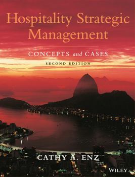 Hardcover Hospitality Strategic Management: Concepts and Cases Book