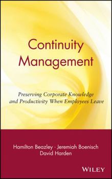 Hardcover Continuity Management Book