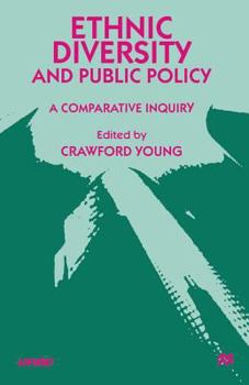 Paperback Ethnic Diversity and Public Policy: A Comparative Inquiry Book