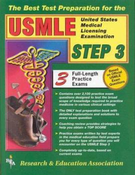 Paperback USMLE Step 3 (Rea) - The Best Test Prep for the USMLE Step 3 Book