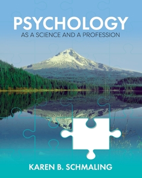 Paperback Psychology as a Science and a Profession Book