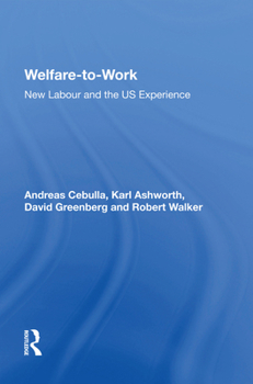 Paperback Welfare-to-Work: New Labour and the US Experience Book