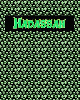 Paperback 120 Page Handwriting Practice Book with Green Alien Cover Hadassah: Primary Grades Handwriting Book