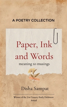 Paperback Paper, Ink and Words Book