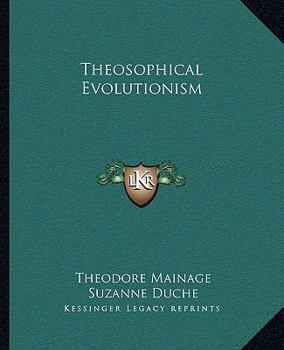 Paperback Theosophical Evolutionism Book