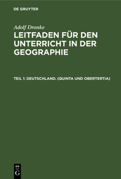 Hardcover Deutschland. (Quinta Und Obertertia) [German] Book