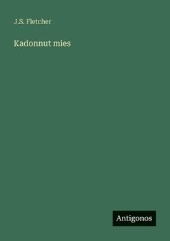 Paperback Kadonnut mies [Finnish] Book