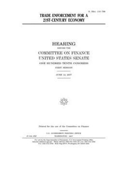 Paperback Trade enforcement for a 21st-century economy Book