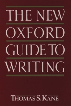 Hardcover The New Oxford Guide to Writing Book