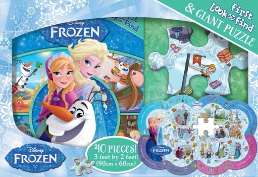 Board book Disney Frozen: First Look and Find and Giant Puzzle Book