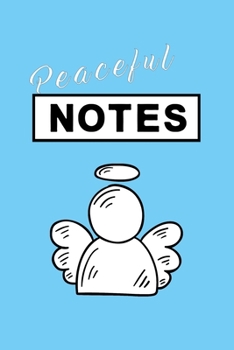 Paperback Peaceful notes second Version (white angel): Notebook for sweet angels Book