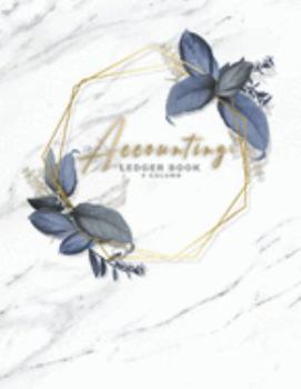 Paperback Accounting Ledger book 5 column: Expenses Debits Journal Business Financial Record Notebook For small and home-based businesses office, home or school Book