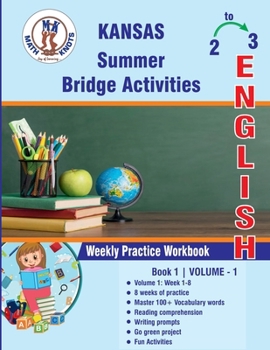 Paperback GRADE 2 TO 3 : KANSAS Summer English Bridge Activities Book