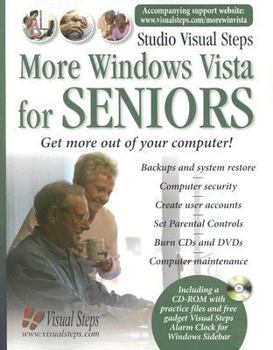 Paperback More Windows Vista for Seniors: Customizing and Managing Your Computer [With CDROM] Book