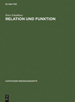 Hardcover Relation und Funktion [German] Book