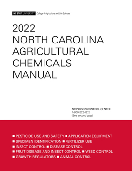 Paperback 2022 North Carolina Agricultural Chemicals Manual Book