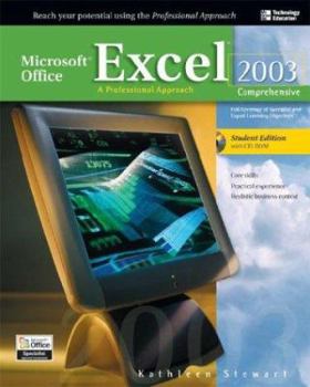 Paperback Microsoft Office Excel 2003: A Professional Approach, Comprehensive Student Edition W/ CD-ROM Book