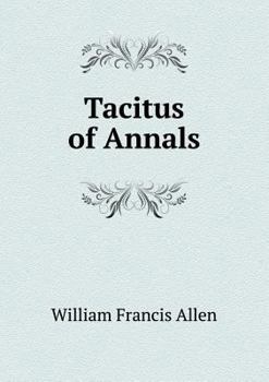 Paperback Tacitus of Annals Book