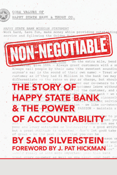 Hardcover Non-Negotiable: The Story of Happy State Bank & the Power of Accountability Book