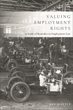 Hardcover Valuing Employment Rights: A Study of Remedies in Employment Law Book