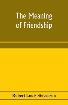 Paperback The meaning of friendship Book