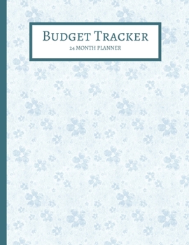 Paperback Budget Tracker: Budget Planner/Expense Organizer For Financial Tracking - 56 Pages - 8.5 x 11 (24 Month Bill Organizer, Notebook, Jour Book
