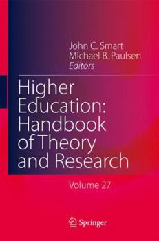 Paperback Higher Education: Handbook of Theory and Research: Volume 27 Book