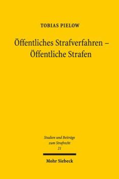 Paperback Offentliches Strafverfahren - Offentliche Strafen [German] Book