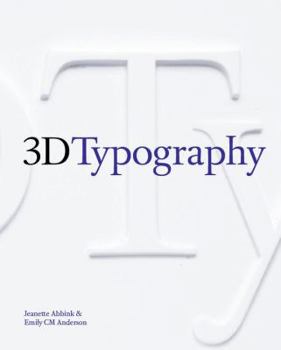 Hardcover 3D Typography Book