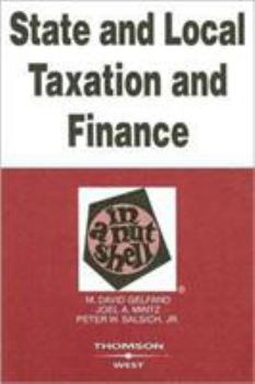 Paperback State and Local Taxation and Finance in a Nutshell Book
