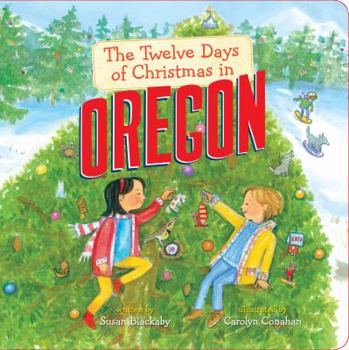 Board book The Twelve Days of Christmas in Oregon Book