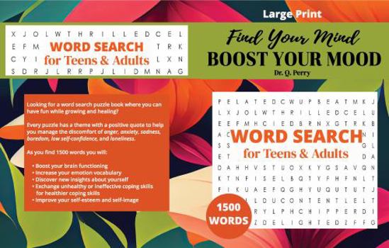 Find Your Mind, Boost Your Mood: Large Print Word Search for Teens and Adults