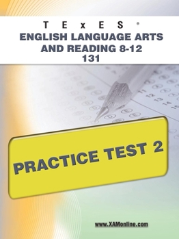 Paperback TExES English Language Arts and Reading 8-12 131 Practice Test 2 Book