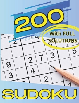 Paperback 200 Sudoku: Fun Activity Book With 200 Sudoku 9x9 For Adult and Senior Book