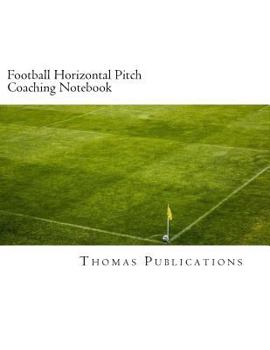 Paperback Football Horizontal Pitch Coaching Notebook Book