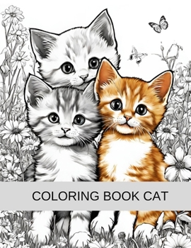 Paperback Coloring book cat Book