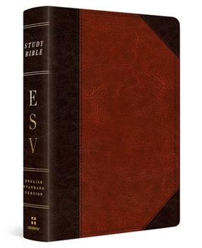 Imitation Leather ESV Study Bible, Personal Size (Trutone, Brown/Cordovan, Portfolio Design) Book