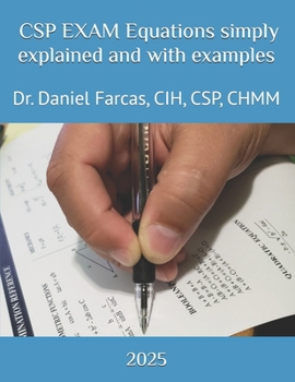 Paperback CSP EXAM Equations simply explained and with examples Book